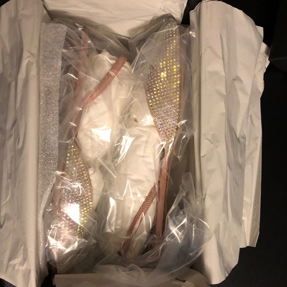 Zanotti Crystal Flats SPARKLE - Size 9 - Picture 8 of 15